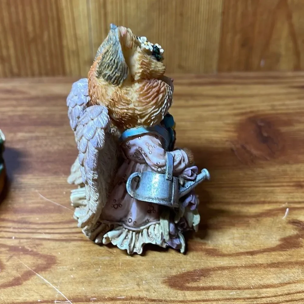 Merriweather Cat Figurines Magic‎ Memories Gardening Angel 1997